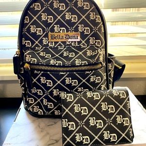 💥LIMITED EDITION💥Bella Dona Backpack set with Wallet.